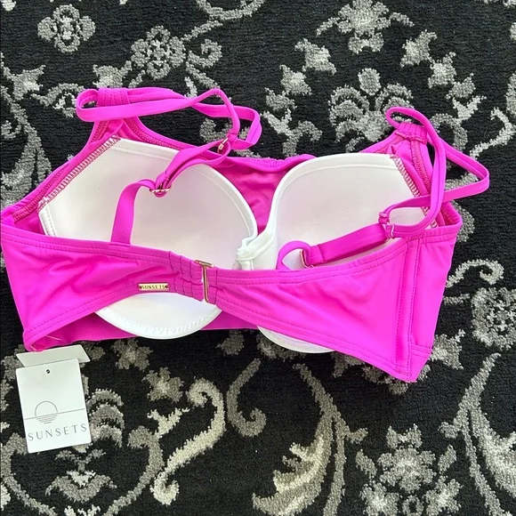 NWT Sunsets Iconic Taylor Bralette Size 34D/36C Wild Orchid - Picture 6 of 6